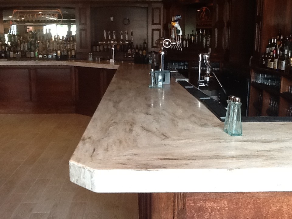Corian Bar at Kennedy’s Public House in the Hampton Inn, Norwood, Ma