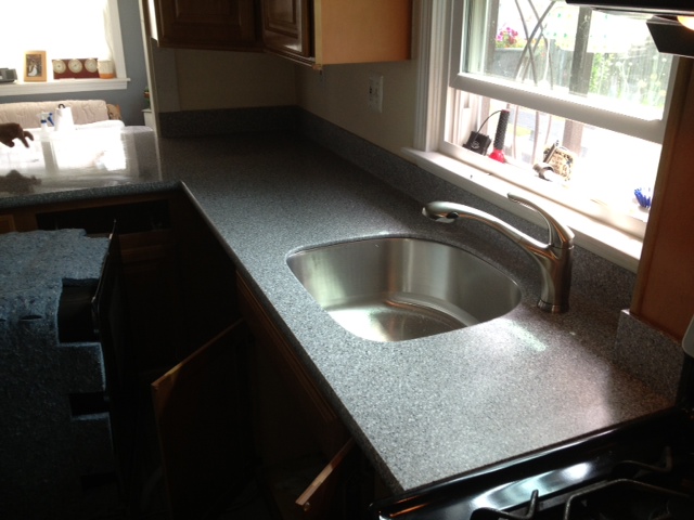 Another Beautiful Simplicity Corian Countertop installed by Bill Shea’s